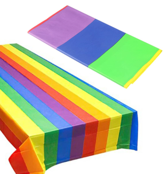 Tischdecke Regenbogen 137 x 274 cm